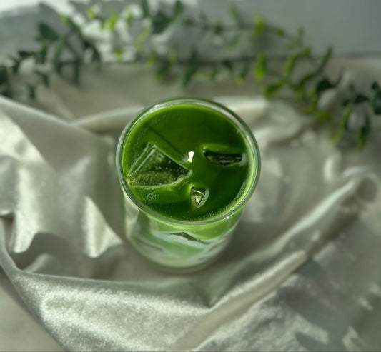 Iced Matcha Latte Kerze