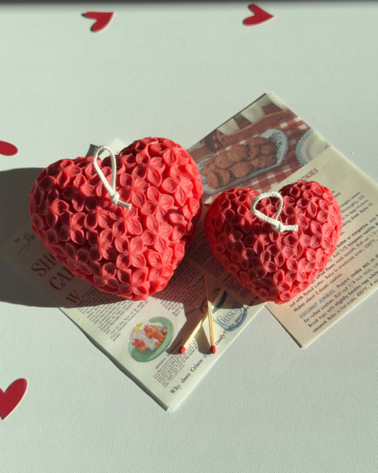 Herzkerzen Set - Liebe im Doppelpack