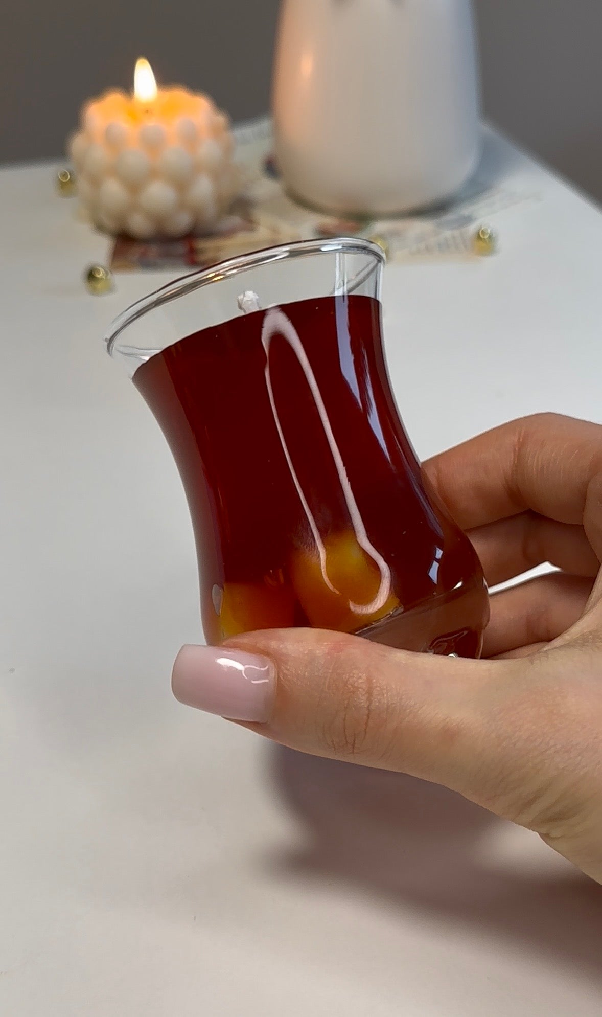 Türkische Çay Kerze