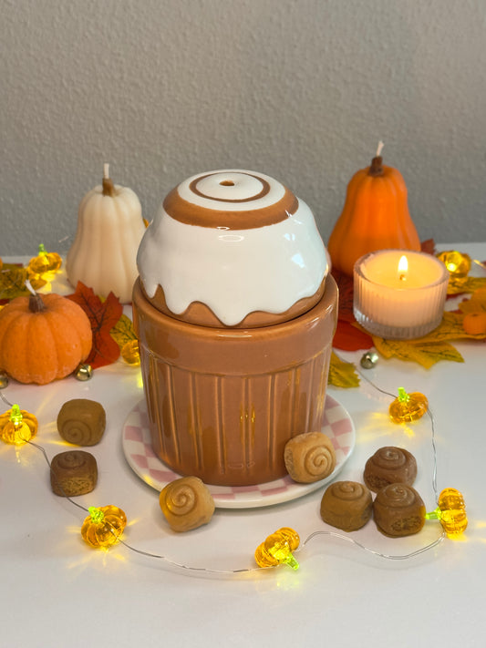 Cinnamon Roll Duftlampe Wachsschmelzer