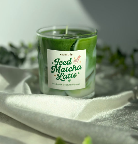 Iced Matcha Latte Kerze
