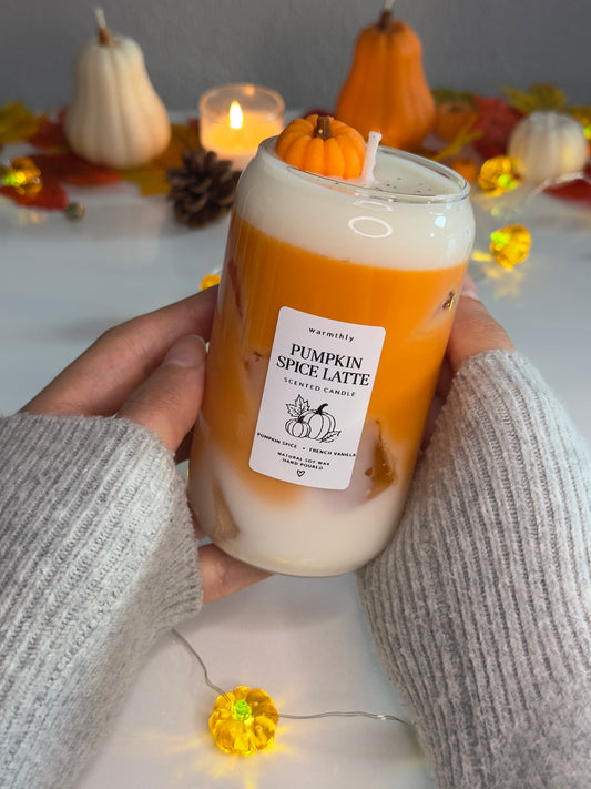 Pumpkin Spice Latte Kerze