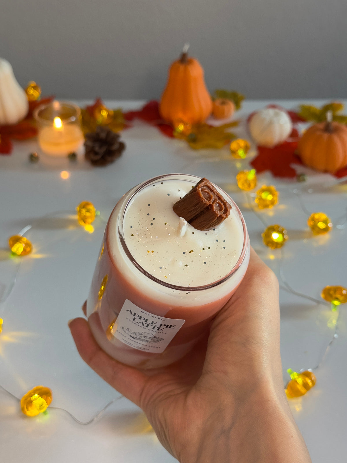 Apple Pie Latte Kerze