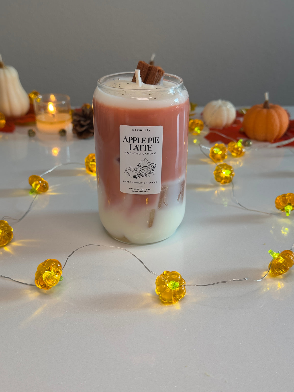 Apple Pie Latte Kerze