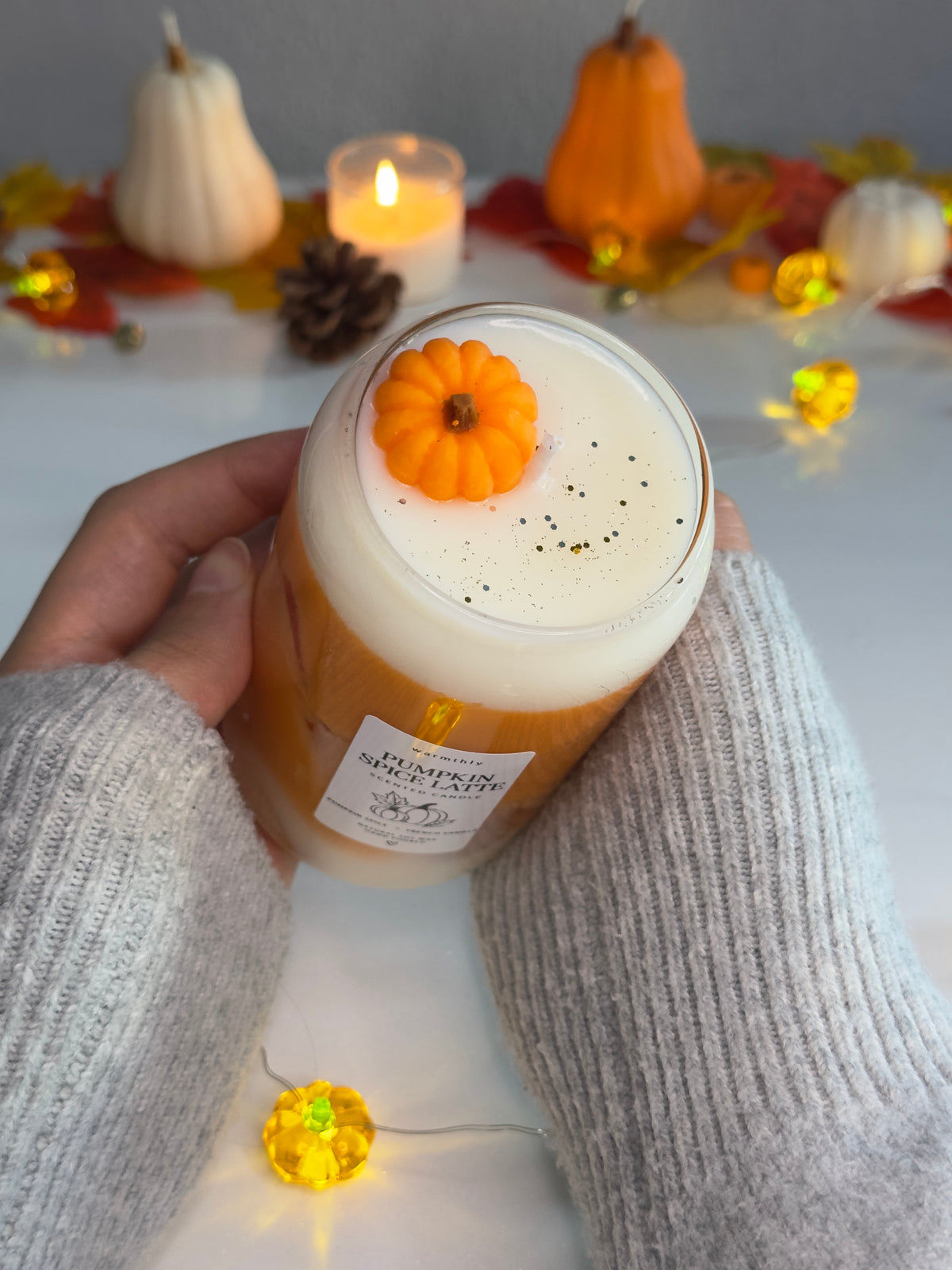 Pumpkin Spice Latte Kerze